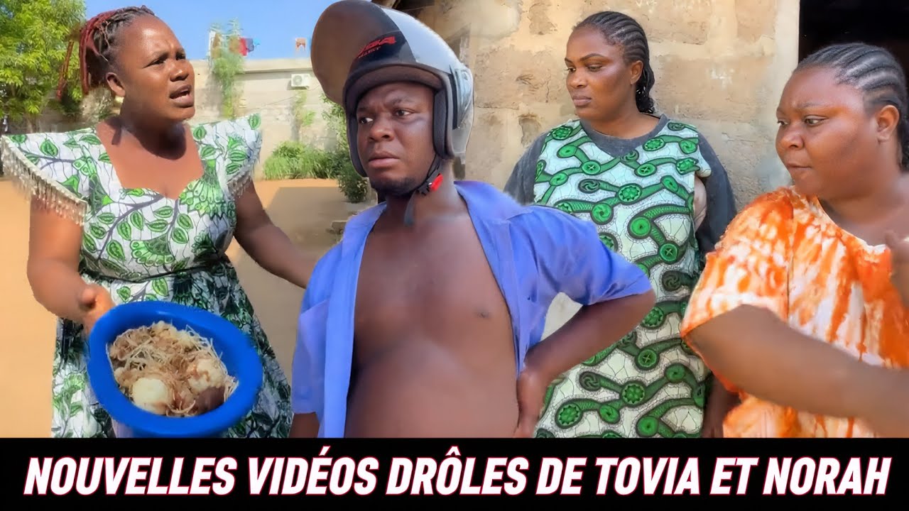 TOVIA - NORAH - JOJO L'OFFICIER // LE LIVREUR 🚲 // NOUVELLES VIDÉOS TRÈS DRÔLES 😂😂😂
