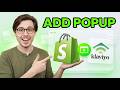 How To Add Klaviyo Popup To Shopify [2026 Guide]