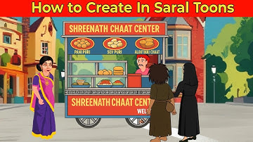 How to create Chaat lorry animation in Saral Toons | Cartoon Shop video kaise banaye|Learn animation