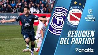 Independiente Rivadavia 2 Vs Argentinos Juniors 1  Resumen Del Partido  torneoclausura2025