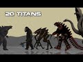 Monsterverse Titans | Animated Size Comparison