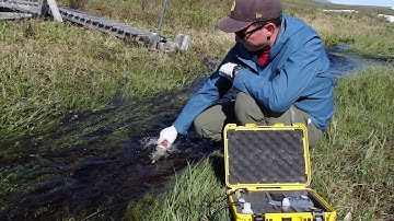 Sampling Dissolved Gases in Arctic Stream Water