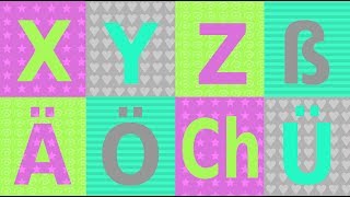 XYZ Das deutsche Alphabet:  Teil 3 - Umlaute, Doppellaute, scharfes S - German pronunciation