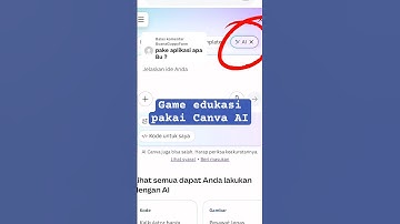 Membuat Game Edukasi menggunakan Canva AI #canva #canvaai #gameedukasi #shorts