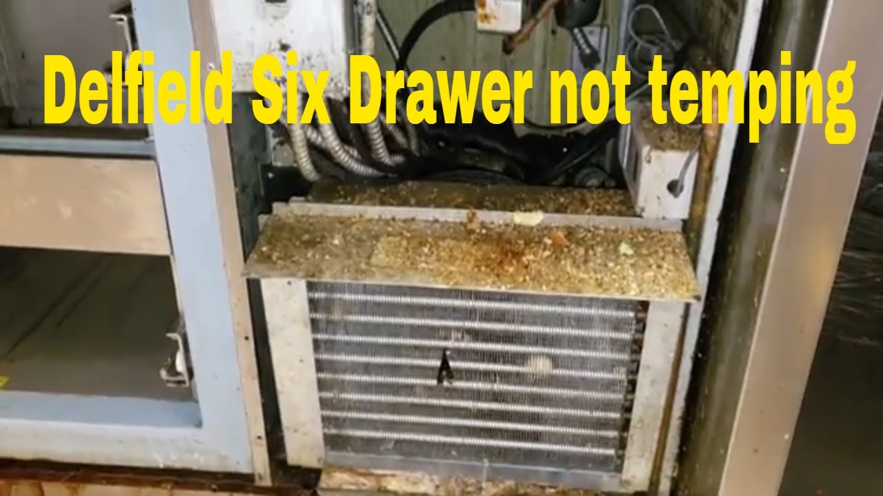 Delfield six drawer unit not temping
