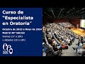 Curso &quot;Especialista en Oratoria&quot; edición 36