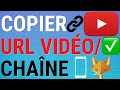 Comment obtenir les url  liens des vidos et chanes youtube