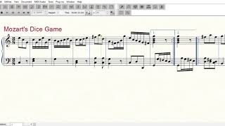 Mozart's Dice Game (One realization) screenshot 3