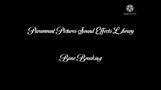 Paramount Pictures Sound Effects Librarybone Breaking For Myles Mossshelvy Ritter