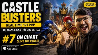 Real Time , Brawl arena , 1v1 as well as PvP , Epic Battle : Castle Busters ; Game , #7 #climb #rank