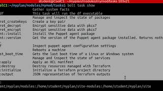 Puppet Bolt - Tasks - Lesson 1