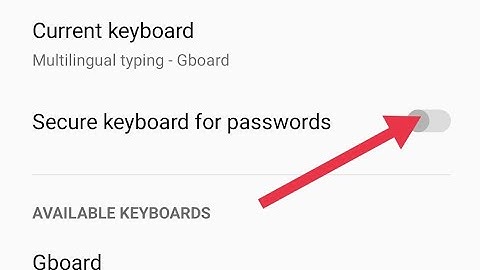 OnePlus Ace Racing keyboard setting, How to enable & Disable secure keyboard for password in OnePlus