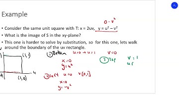 Calculus 3:  Sec. 16.7 Part 1:  Intro to Change of Variables