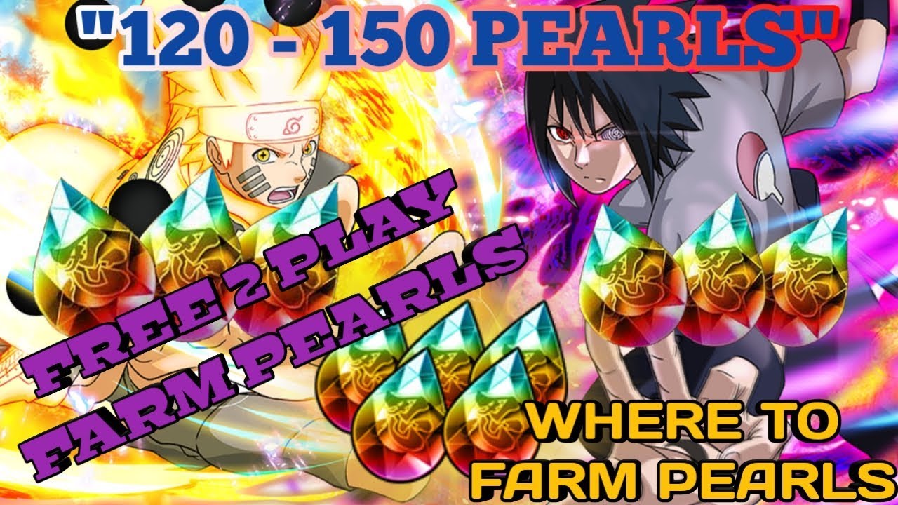 HOW TO FARM FREE PEARLS/GUIDE (120-150 PEARLS PER MONTH) | Naruto Shippuden Ultimate Ninja Blazing​