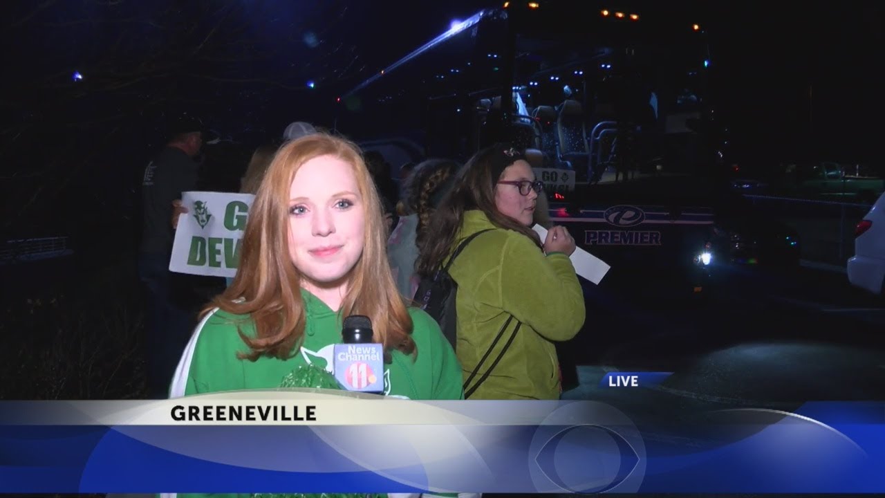Greeneville Green Devils return home after state football championship win