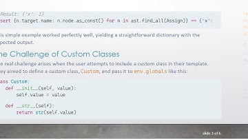 Extracting Variables from Jinja Templates: A Guide to Handling Custom Classes in Jinja2