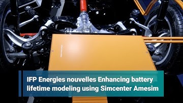 Enhancing battery lifetime modeling using Simcenter Amesim