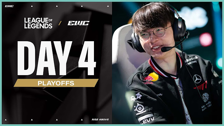 League of Legends at EWC 25 - Day 4 - Playoffs