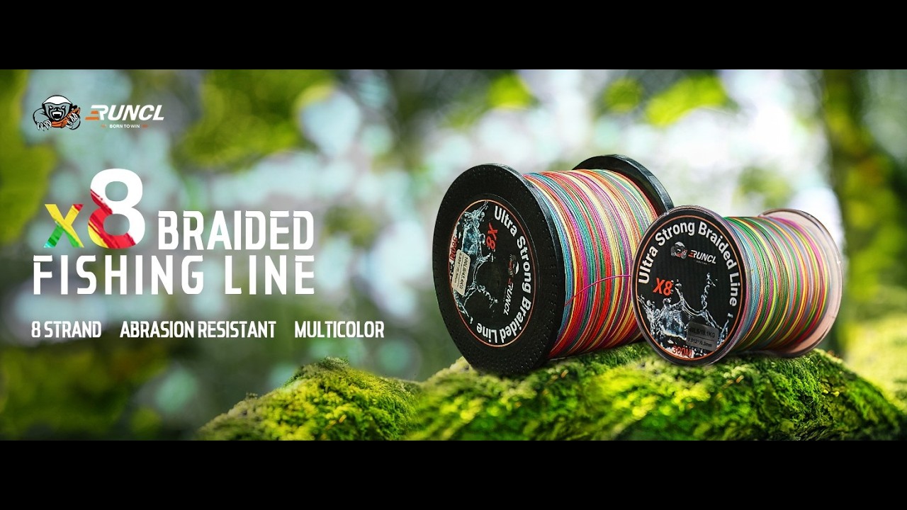 runcl braided fishing line Camouflage Engineered with a proprietary treatment process RUNCL Merced Braided Fishing Line