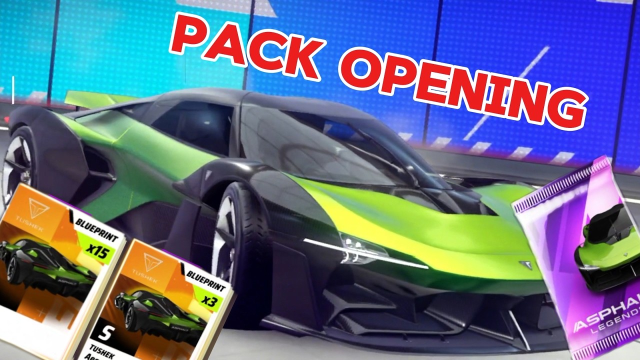 Packs opening of Tushek Aeon E | Asphalt legends
