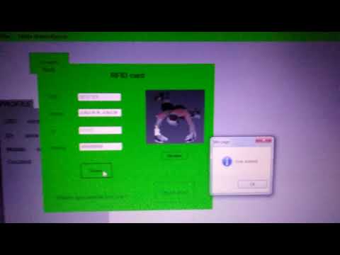 Arduino RFID Doorlock with attendance system using XAMPP and Visual Studio C#  for GUI
