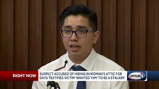 Man accused of hiding in house of woman he met on OnlyFans testifies