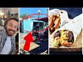 Un snack dans un container  pita aux boulettes falafels cuisine mditerranenne  vlog 1472