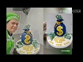 Money Bag dollar Birthday Cake