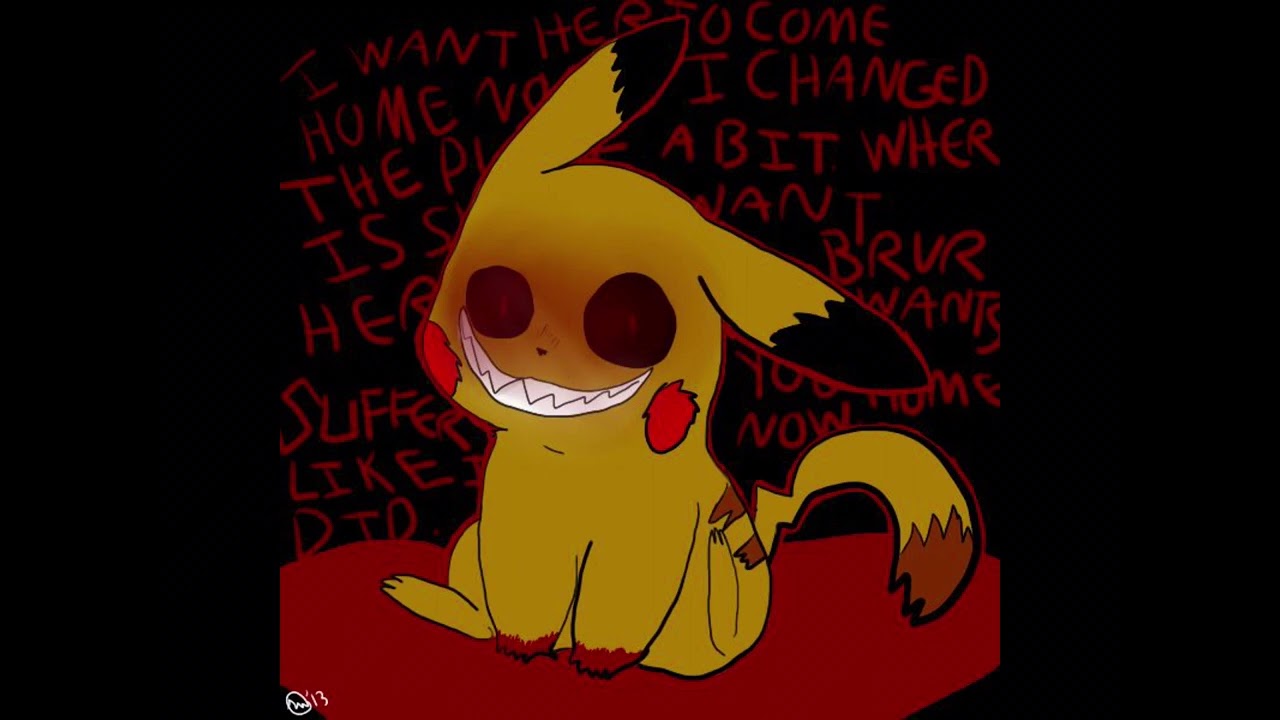 Картинки страшный пикачу