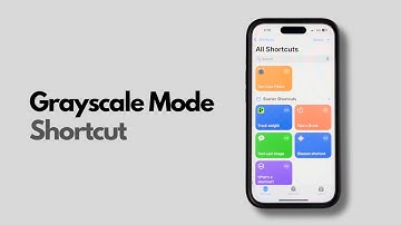 iPhone Grayscale Mode Shortcut