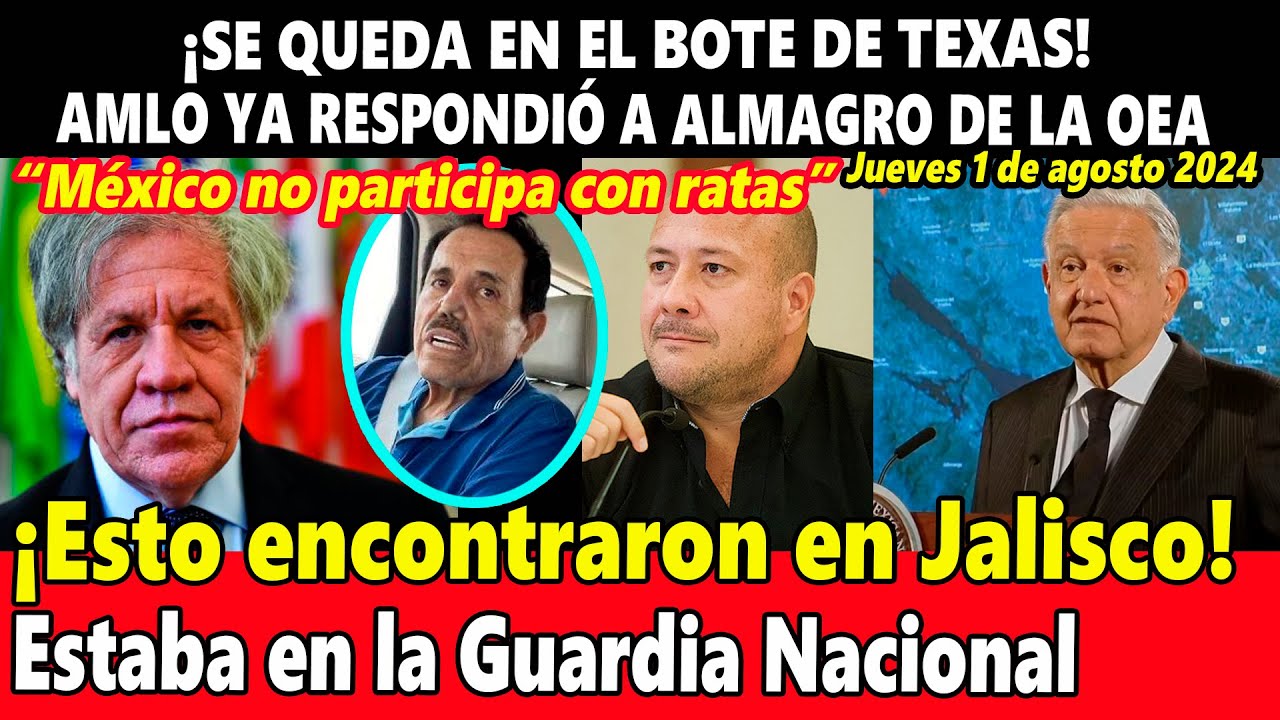 ¡AMLO ya respondió al rata Almagro! Se queda en el bote ¡Esto ...
