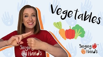 Makaton Topic - VEGETABLES - Singing Hands