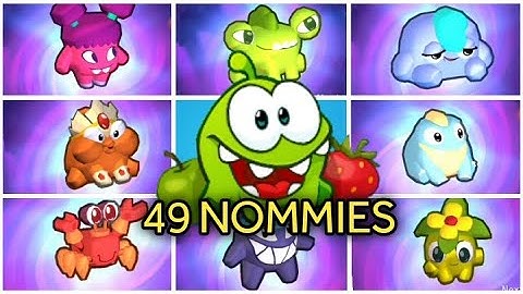 Om Nom Merge ALL NOMMIES | ALL MONSTERS | 49 monsters