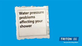 Water pressure problems affecting your shower