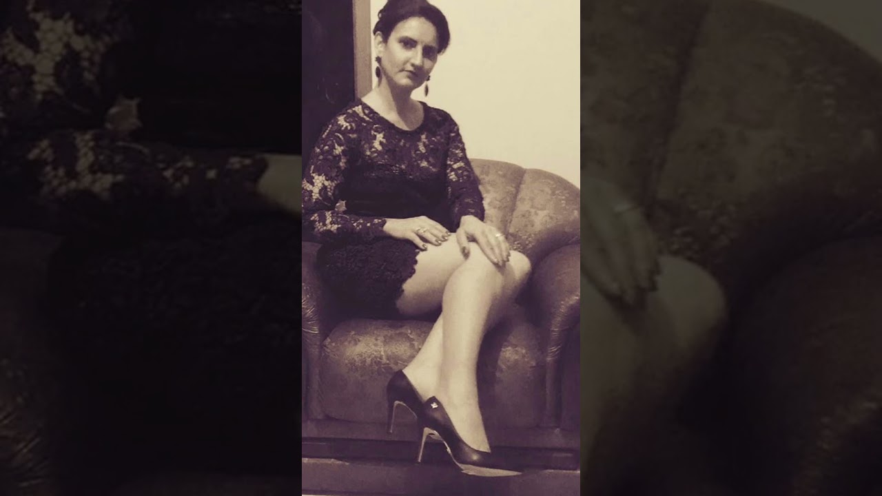 Lady in Lace Dress: Elegant Seated Portrait#ElegantPortrait #LaceDress #HighHeels