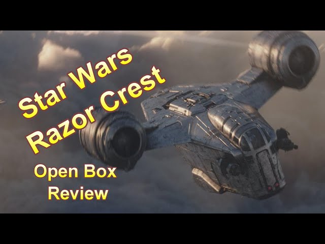 The Mandalorean Razor Crest Open Box Review - YouTube