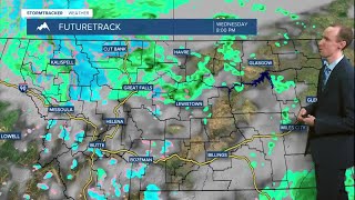 More rain, graupel, and snow showers on Wednesday
