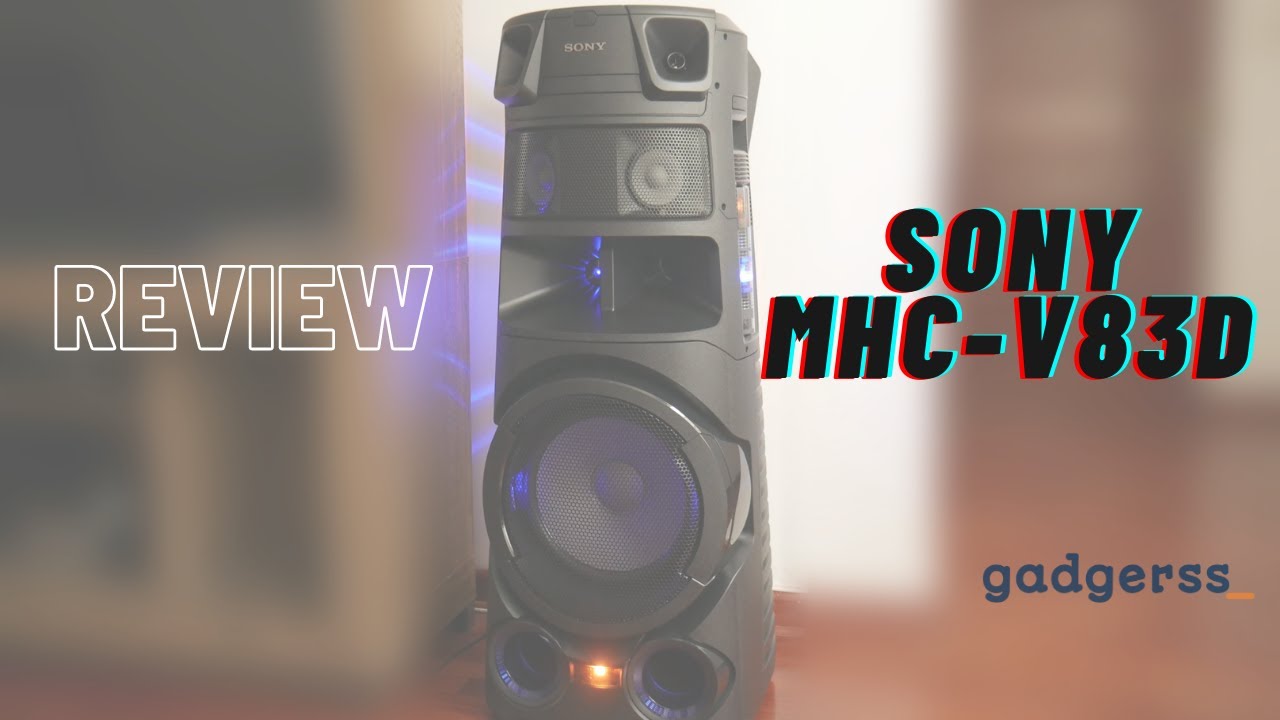 Reseña del sistema de sonido Sony MHC V83D (Review en español) - YouTube