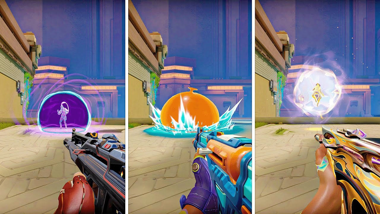 VALORANT - Episode 8 Act 3 Battlepass Comet Sword All Variants