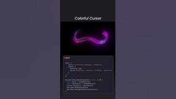 Colorful Cursor #frontend #backend  #coding #html #css #webdesign #programming  #python #webdesign