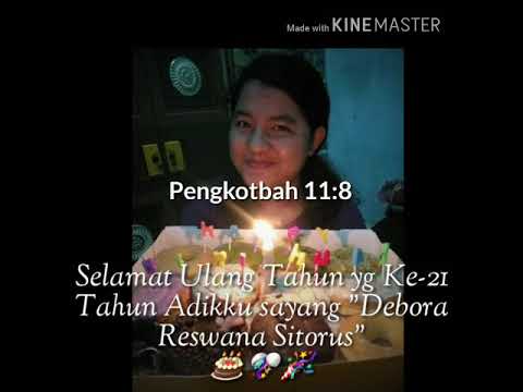 Selamat Ulang Tahun Ma Diho - Lirik
