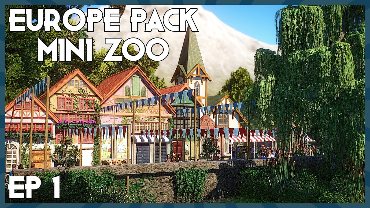 Entrance Area and Alpine Ibex Habitat | Planet Zoo Speed Build
