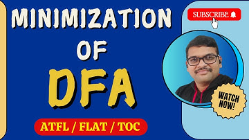 16-MINIMIZATION OF DFA WITH EXAMPLE IN AUTOMATA THEORY || DFA MINIMIZATION || TOC