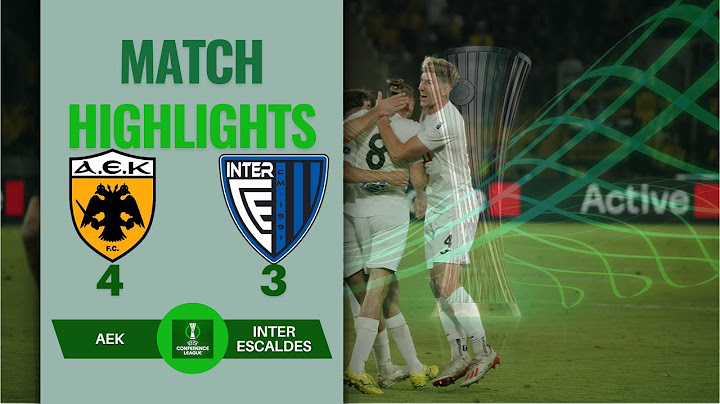 AEK 4 3 INTER CLUD D'ESCALDES FULL HIGHLIGHTS | UEFA CONFERENCE LEAGUE 2nd QF ROUND | 24-07-2024