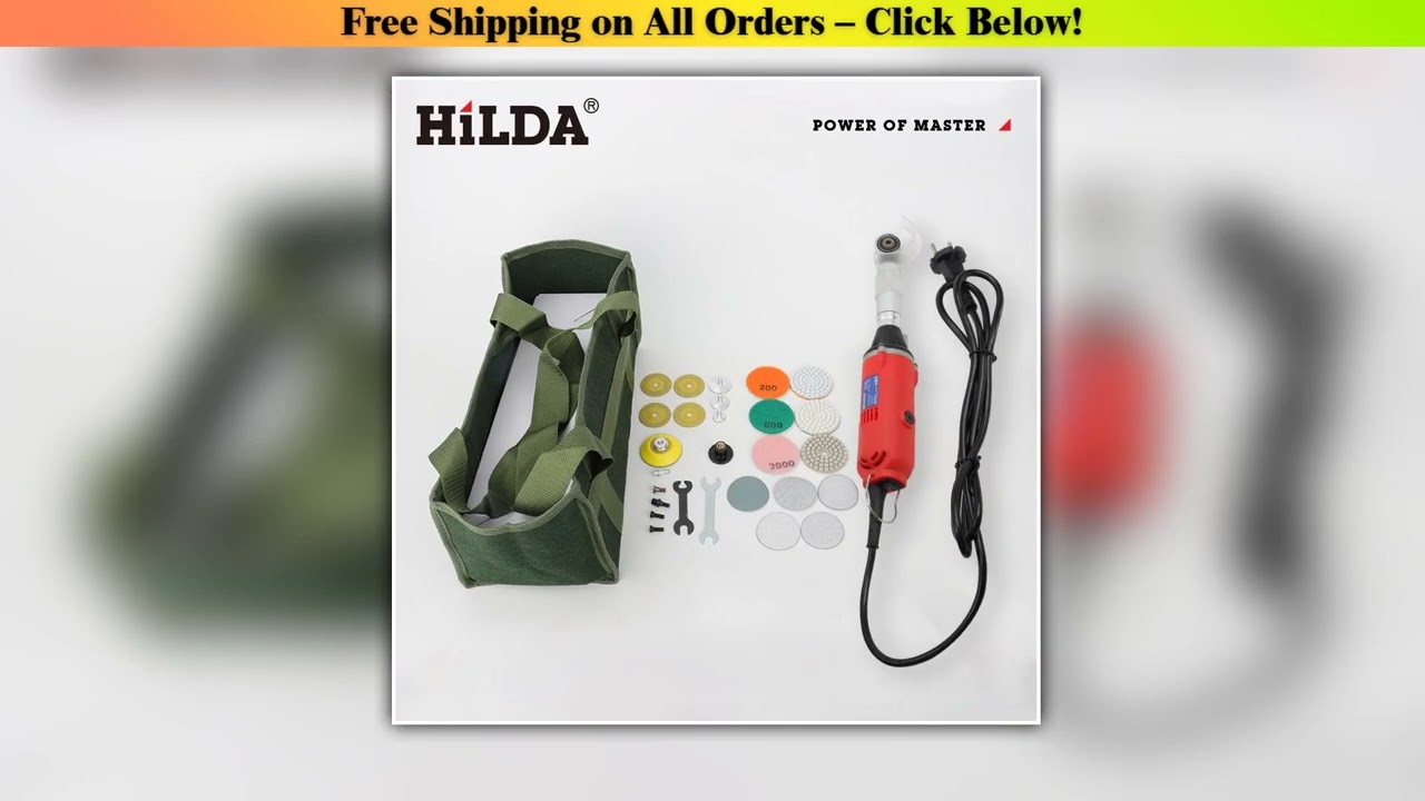 HILDA Ceramic Tile Beauty Sewing Tool 90 Degree Electric Elbow 6 Speeds Electric Seam Cleaning