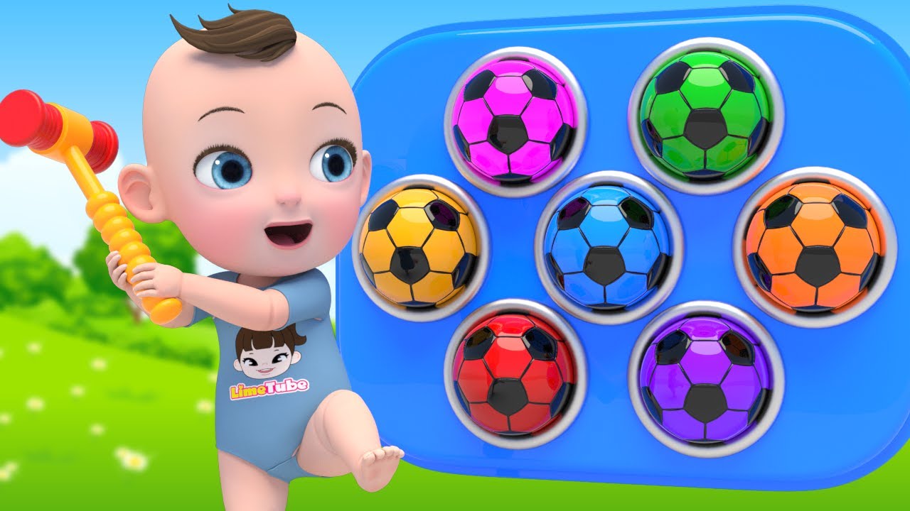 Punch Color Ball Baby Playground Let'a Go Shopping Song Nursery