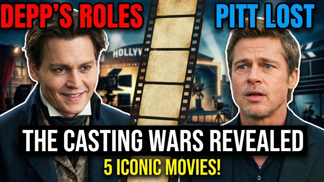 Johnny Depp Stole THESE Roles from Brad Pitt — The Casting Wars Revealed
