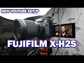 Fujifilm X-H2s - Portable Youtube Setup - Ifootage Anglerfish SL1 60DN