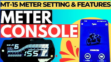 Yamaha MT-15 V2 Meter Console Setting & Features 2023 😱 | MT 15 V2 Meter Console ke features 😍👍