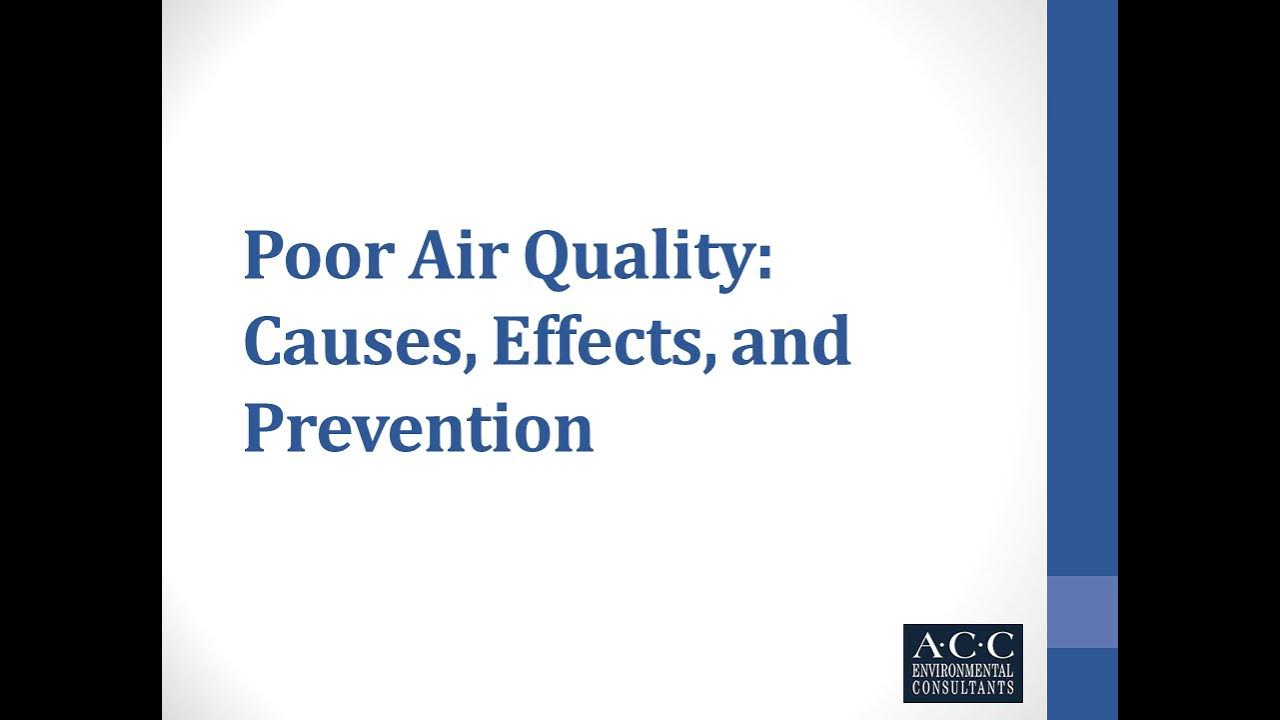 Poor Air Quality Causes, Effects, and Prevention YouTube